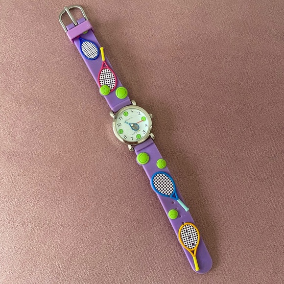 GENEVA KIDS PURPLE TENNIS WATCH - Picture 5 of 5